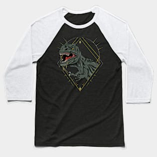 Illustration of Tyrannosaurs Baseball T-Shirt